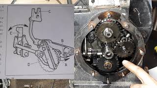 Lombardini LDA 75  Distributia  Regulator Acceleratie [upl. by Aeila356]