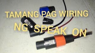 TAMANG PAG WIRING NG SPEAK ON TALOKANI TV [upl. by Bensky]