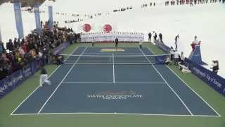 Roger Federer vs Lindsey Vonn  OFFICIAL ChocolateHeaven Event [upl. by Monika]