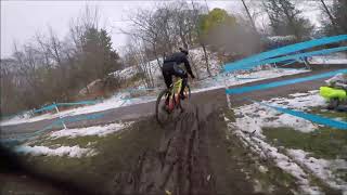 In the mud with Maghalie Rochette at the national cyclocross championships [upl. by Airtina434]