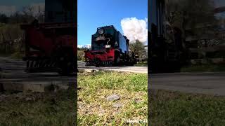 Welsh Highland Railway 2024  Garratt NG143 trundles out of Bedgellert Full video 👆🏿 [upl. by Hayn]