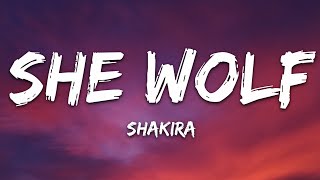 Shakira  She Wolf Lyrics [upl. by Ornas960]