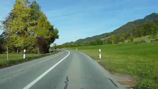 Switzerland 88 Camera on board Broc to Marly by La Roche HD [upl. by Vharat]