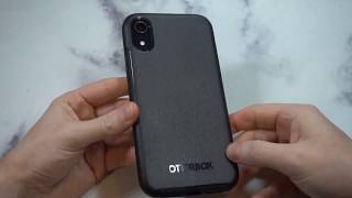 OtterBox SYMMETRY SERIES Case Black for iPhone XR Unboxing and Review [upl. by Ettenrahs]