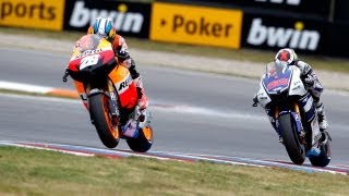 Best Battles Dani Pedrosa vs Jorge Lorenzo in Brno [upl. by Suivatco754]