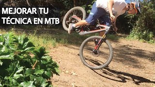 Cómo Mejorar tu Técnica con tu Bicicleta Trucos Fáciles para Principiantes en Mountain Bike [upl. by Hidie]