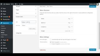 Wordpress Submenus with top menu not clickable [upl. by Bohner]