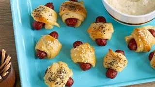 Pigs in a Blanket  Food Network [upl. by Marvin301]