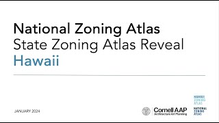 National Zoning Atlas  State Zoning Atlas Hawaii [upl. by Selimah344]