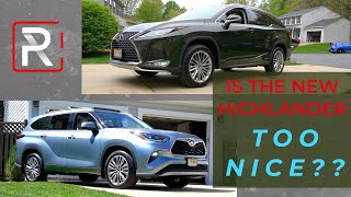 Does The New 2020 Toyota Highlander Make The Current Lexus RX Obsolete [upl. by Swart]