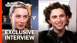 Timothée Chalamet Saoirse Ronan And the ‘Little Women’ Cast Talk Putting a Modern Spin on Alcott [upl. by Eeralih]