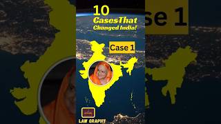 10 Most Imp Cases of India🙏law legal viralvideo shorts short shortsvideo knowledge ytshorts [upl. by Adnilemreh734]