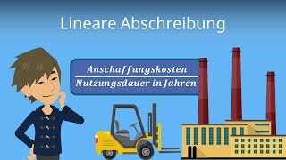 Lineare Abschreibung buchen  Einfache Erklärung der Berechnung amp Formel am Beispiel [upl. by Aedrahs398]