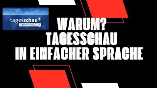 Ich habe versucht die Tagesschau in einfacher Sprache zu schauen und bin geschockt [upl. by Nahshu]