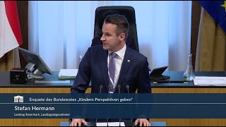 Stefan Hermann  Kindern Perspektiven geben Enquete des Bundesrates  4102023 [upl. by Morly]