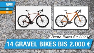 14 Bestseller Gravel Bikes 2023 Was kriegst du für 2000 € [upl. by Giralda]