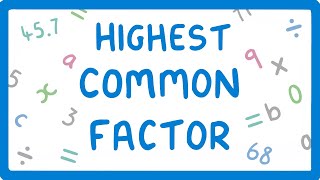 How to find the Highest Common Factor 7 [upl. by Novak]