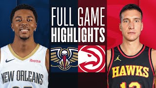 PELICANS at HAWKS  FULL GAME HIGHLIGHTS  March 10 2024 [upl. by Enicul]