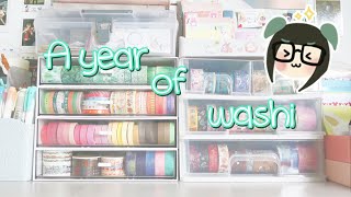 CHILL WITH ME  a look back at half a years worth of washi hauls and swatches [upl. by Rahal]