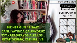 💪Her Gün 12 SAAT Canlı Yayında Birlikte Çalışıyoruz yağmursesi 🌧KPSS TYT LGS ALES DGS YDS [upl. by Ylac56]