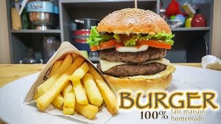 Burger Double Steak 100 fait maison [upl. by Nivat]