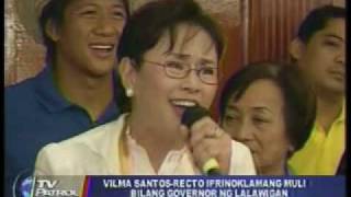 Gov SantosRectos Proclamation [upl. by Refinnaej546]