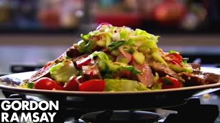 How to Cook Steak and Spicy Beef Salad Recipe  Gordon Ramsay [upl. by Ailido]