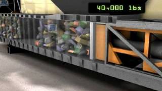 WATCH IT CRUSH \\ MSW Municipal Solid Waste [upl. by Flodnar]