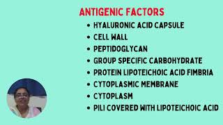 Antigenic structure amp Virulence factors of Streptococcus pyogenes biology bmlt medical nursing [upl. by Akinirt909]