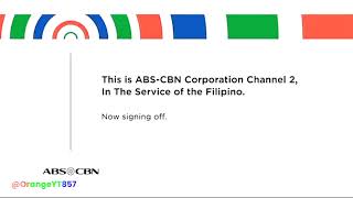 ABSCBN  final seconds of broadcast before signoff 5MAY 2020 [upl. by Hewe]