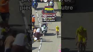 🤬😤Quand le public du Tour de France 2024 fait nimporte quoi shorts tourdefrance [upl. by Juakn890]