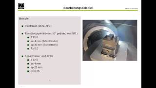 Heidenhain  iTNC 530  Webinar  AFC  Adaptive Feed Control  Adaptive Vorschubregelung [upl. by Nnek]