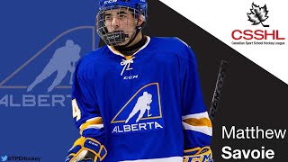 Matthew Savoie The 1 2022 NHL Draft Prospect [upl. by Zerep]