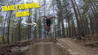 Downhill Riding In Nesbyen  Vlog [upl. by Gnoz14]