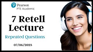 7 PTE Retell Lecture Practice questions  2023 latest [upl. by Heffron726]