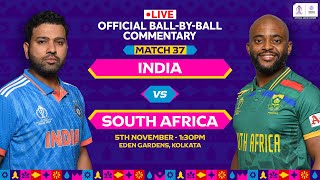 India vs South Africa  Hindi BallbyBall Commentary  37th Match  World Cup 2023 INDvsSA [upl. by Ojeibbob320]