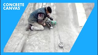 Concrete Canvas CC Thermal Welding [upl. by Ahtanoj]