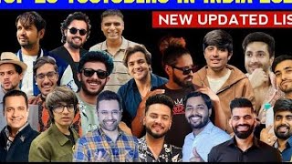 top 5 youtubers in india 2024  India ke sabse bade youtubers  biggest Youtubers in india yt [upl. by Anohsal]