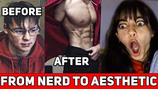 Elite Lifter Pretended to be a NERD SLEEPER BUILD  GIRLS going NUTS Best reactions of 2023 [upl. by Anaidni]