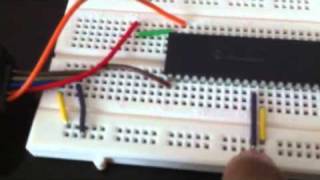 Simple microcontroller programming using pickit2 [upl. by Aserehtairam]