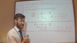 Differentiation 3  Gradient Function [upl. by Lochner]