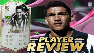 98 SHAPESHIFTERS ICON GARRINCHA PLAYER REVIEW  FIFA 23 Ultimate Team [upl. by Aidin997]