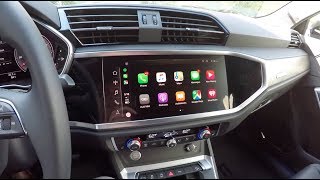 All New 2020 Audi Q3 Wireless Apple CarPlay Tutorial Huge Improvement [upl. by Gyimah319]