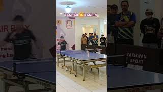 YANUAR 🆚 YANDRI tenismeja pingpong youtubeshorts harmonitabletennis1310 [upl. by Thrasher]