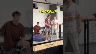 LEARNING HOW TO DO A BACKFLIP 😱 With cobytatum amp dylangrogan [upl. by Letnoj]