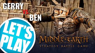 Lets Play Middleearth Strategy Battle Game  Minas Tirith Vs Mordor [upl. by Siskind278]