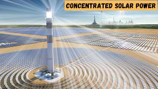 Concentrated Solar Power  CSP Solar  Concentrated Solar Power Plant  In Hindi [upl. by Venterea593]