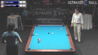 Karen Corr v Vivian Villareal Ultimate 10 Ball Championships 2013 [upl. by Hewart]