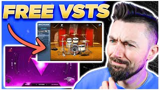 5 VST FREEBIES Must Have Free Drum Plugins amp DEALS [upl. by Weed]