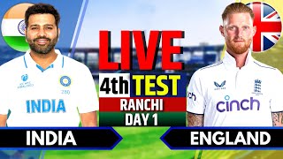 India vs England 4th Test  India vs England Live  IND vs ENG Live Score amp Commentary Session 2 [upl. by Brause]